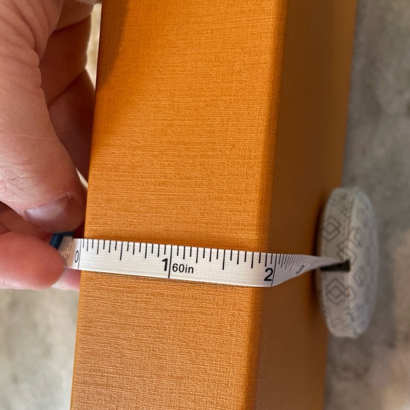 Louis Vuitton Drawer Gift Box 10X5.5x2 With Blue Ribbon - Picture 5 of 5